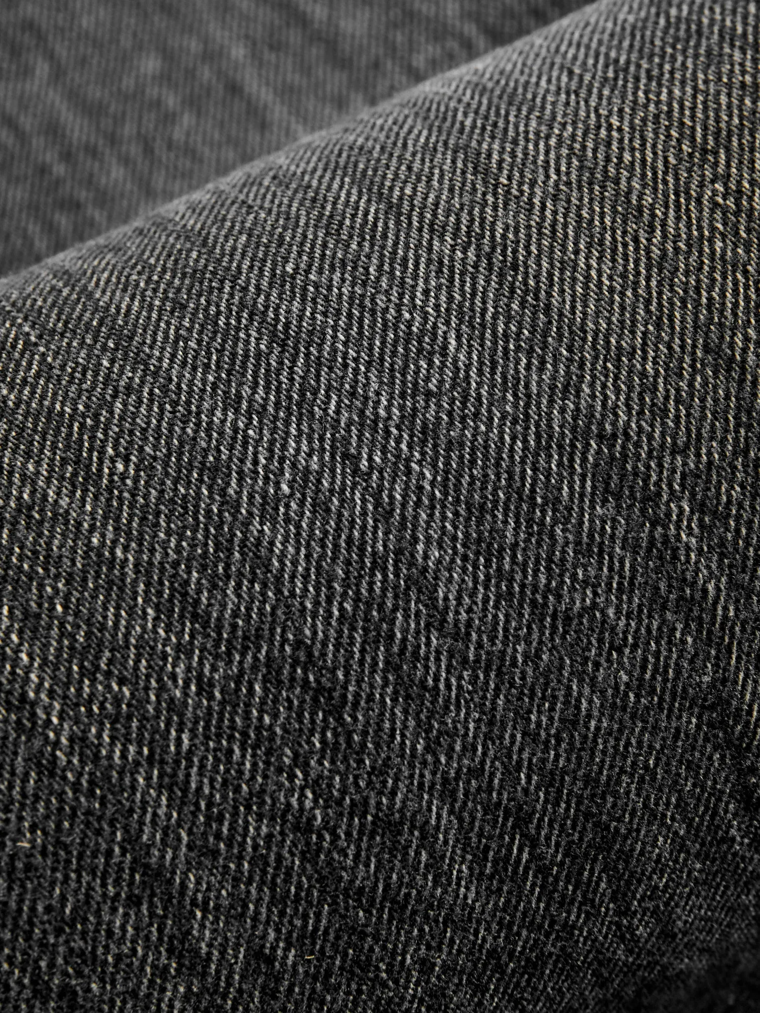 105 "Black Stone Wash" 13.5oz Selvedge Denim - Standard Fit