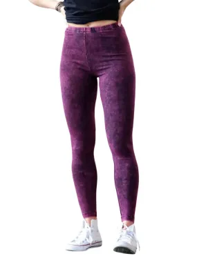 42Pops - MINERAL WASHED FULL LENGTH LEGGINGS