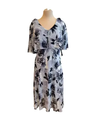 Alex Evenings - Floral Print Flowy Chiffon Dress