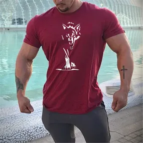Casual Round Neck Breathable Sports Short Sleeve T-Shirt