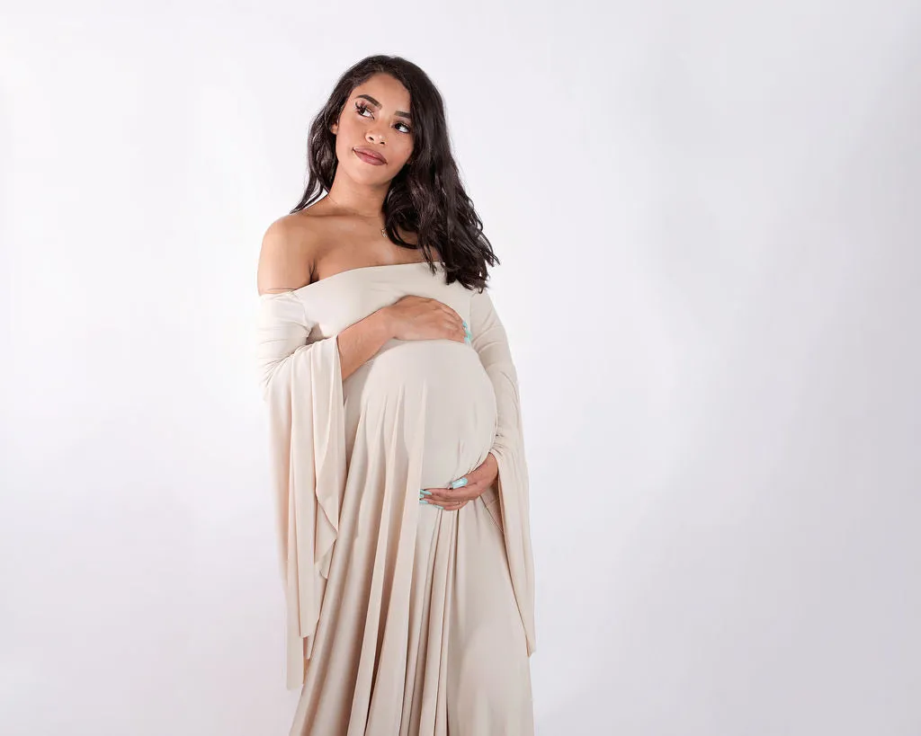 Chandler Flowy Maternity Gown
