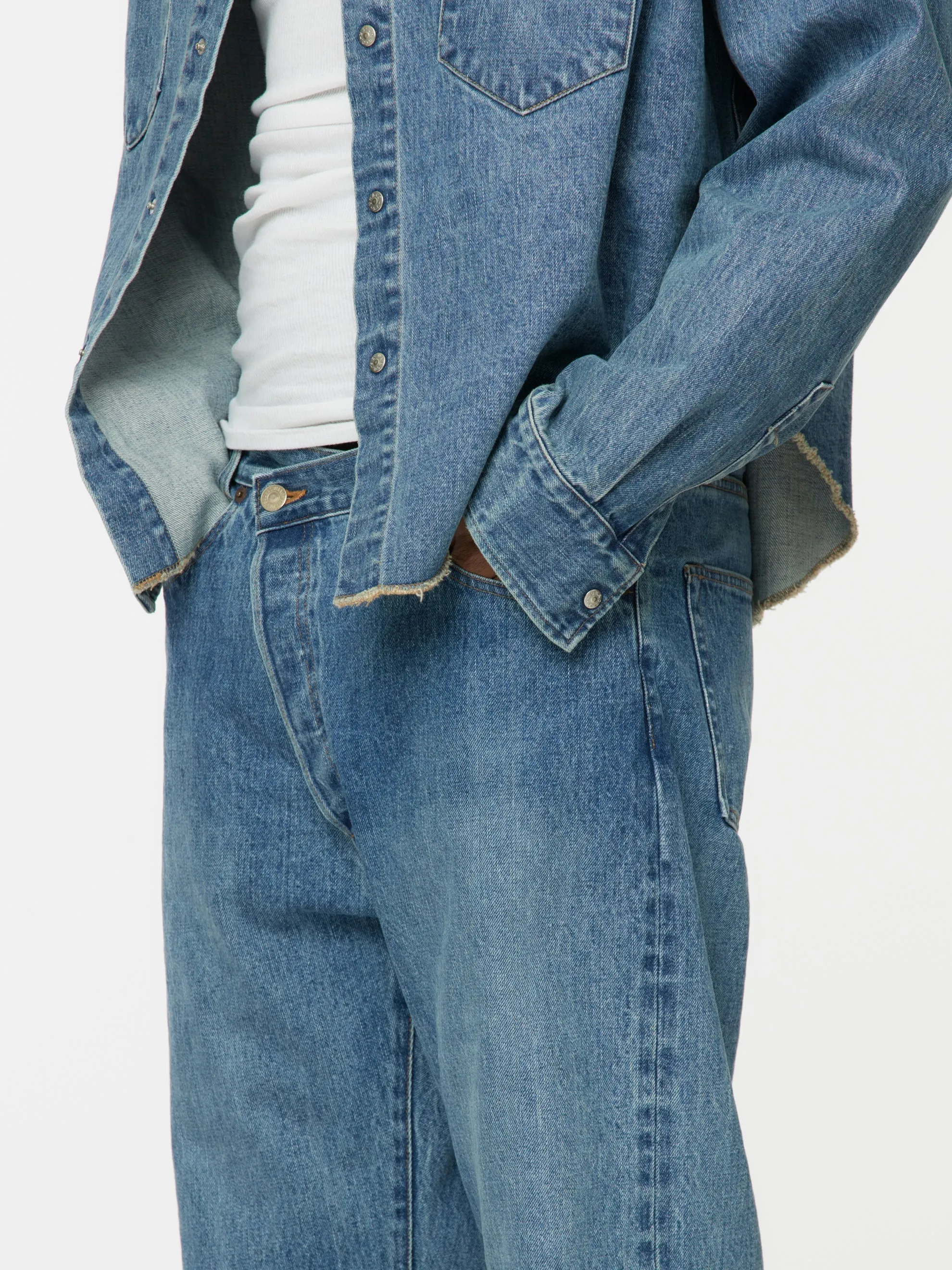 Classic Indigo Denim Jeans