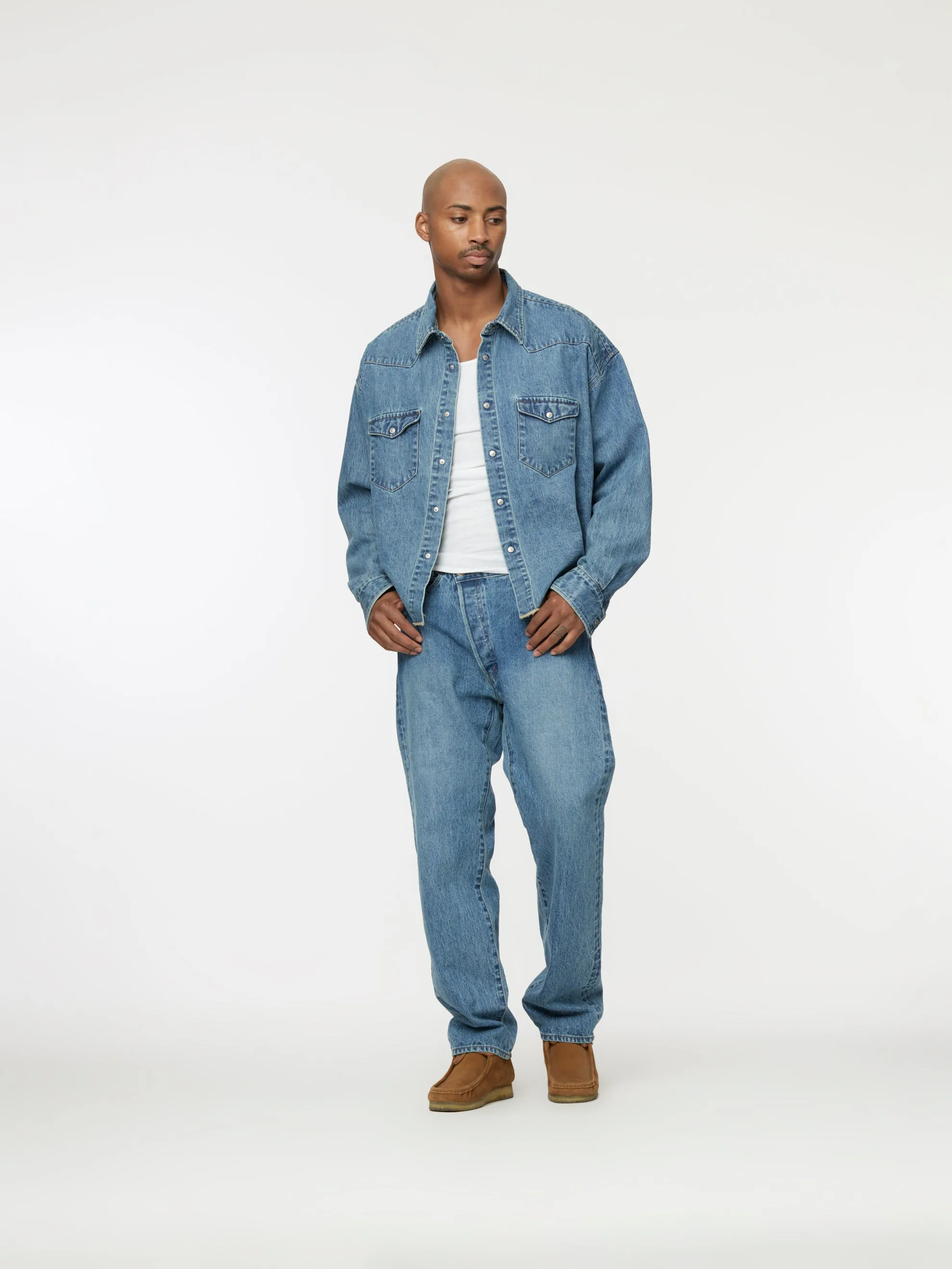 Classic Indigo Denim Jeans