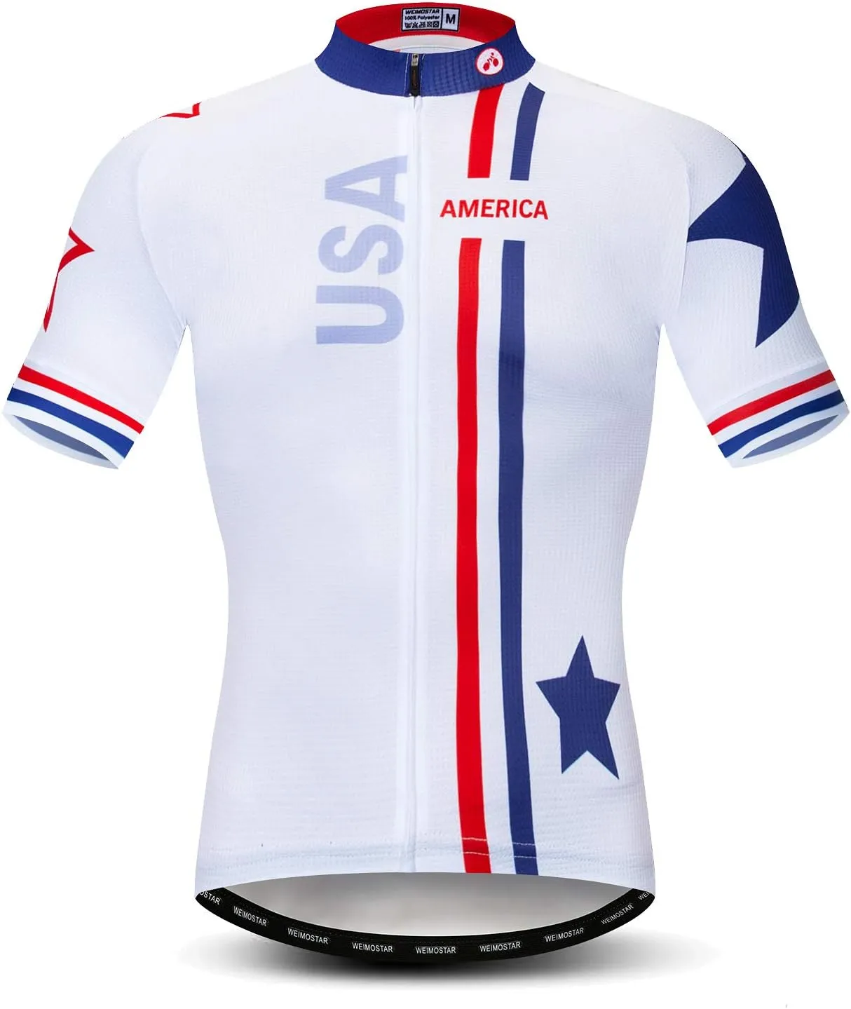 Cycling Jersey Men Short Sleeve Bike Shirt Breathable Bicycle Jacket Pockets