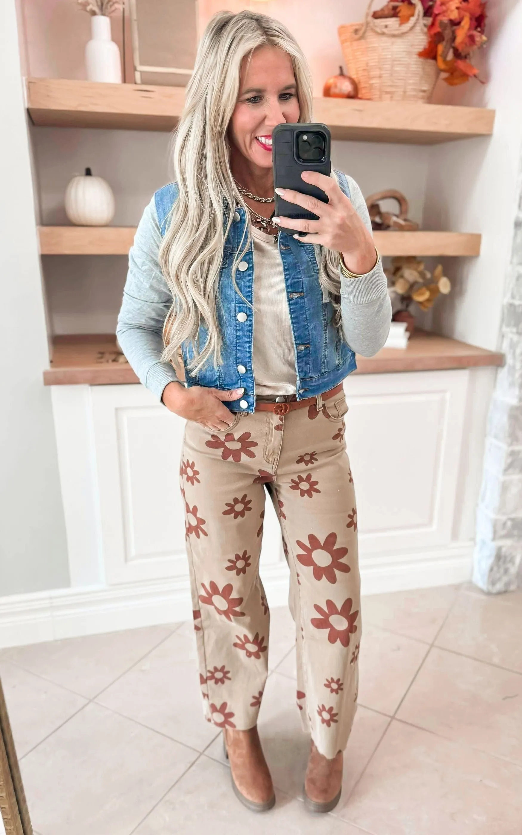 Daisy Washed Twill Pants