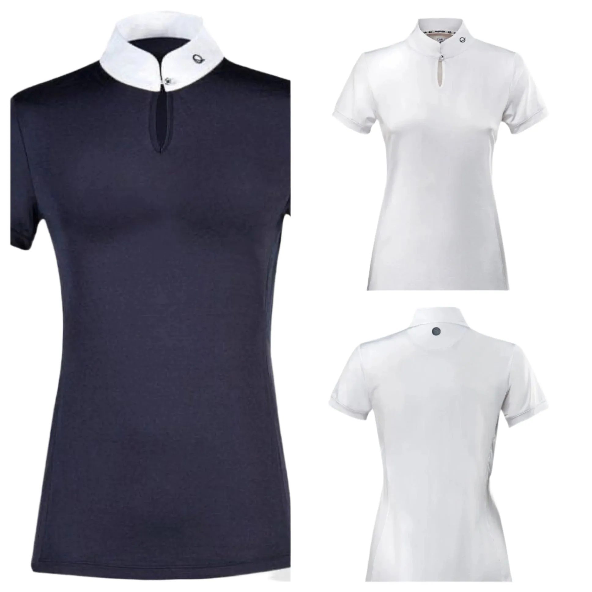 EQODE by Equiline- Women's Show Shirt Keyhole Collar