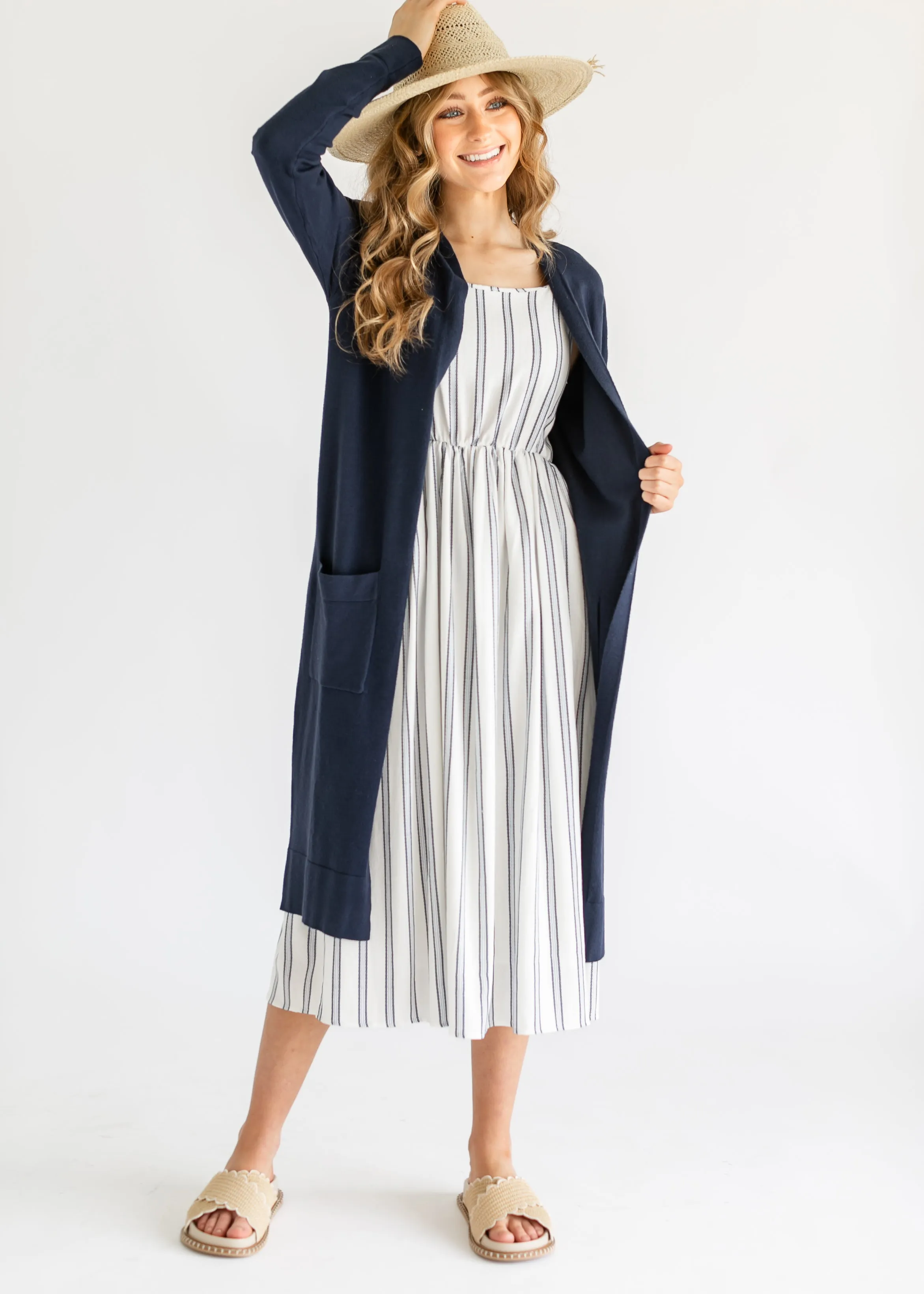 Essential Long   Soft Cardigan