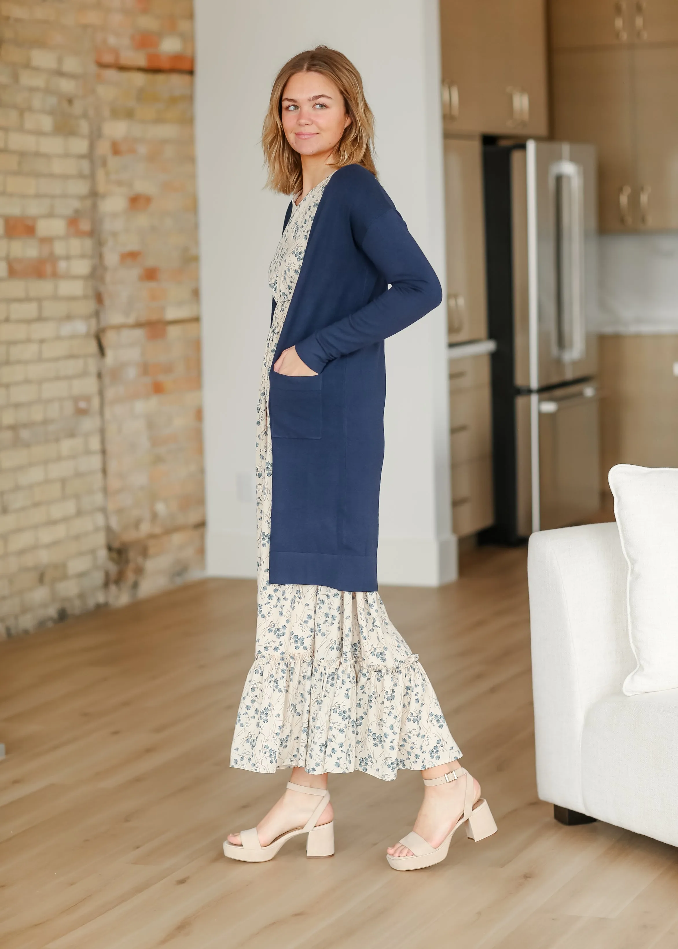 Essential Long   Soft Cardigan