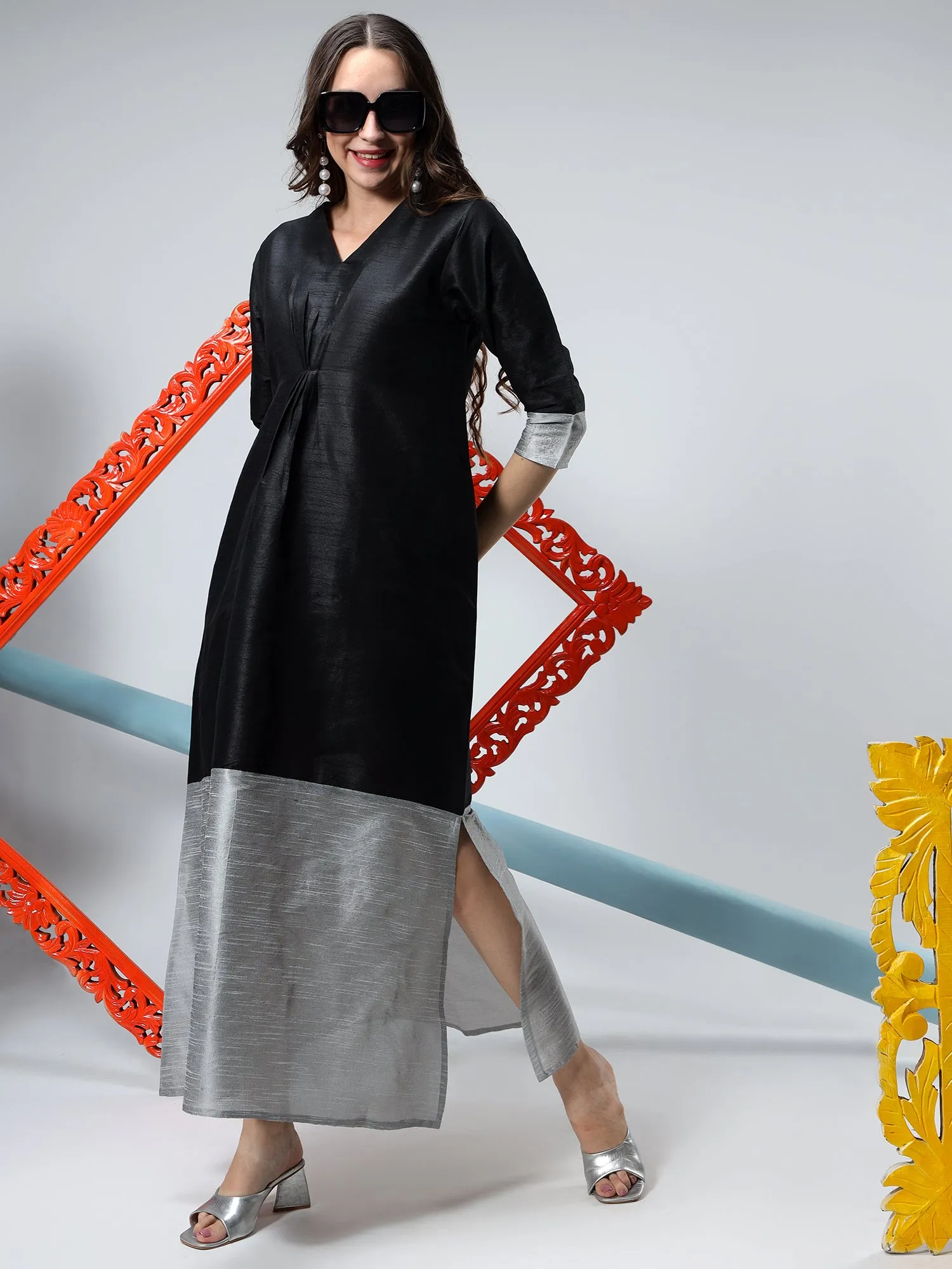 Fashionable Flow Kaftan Style Long dress