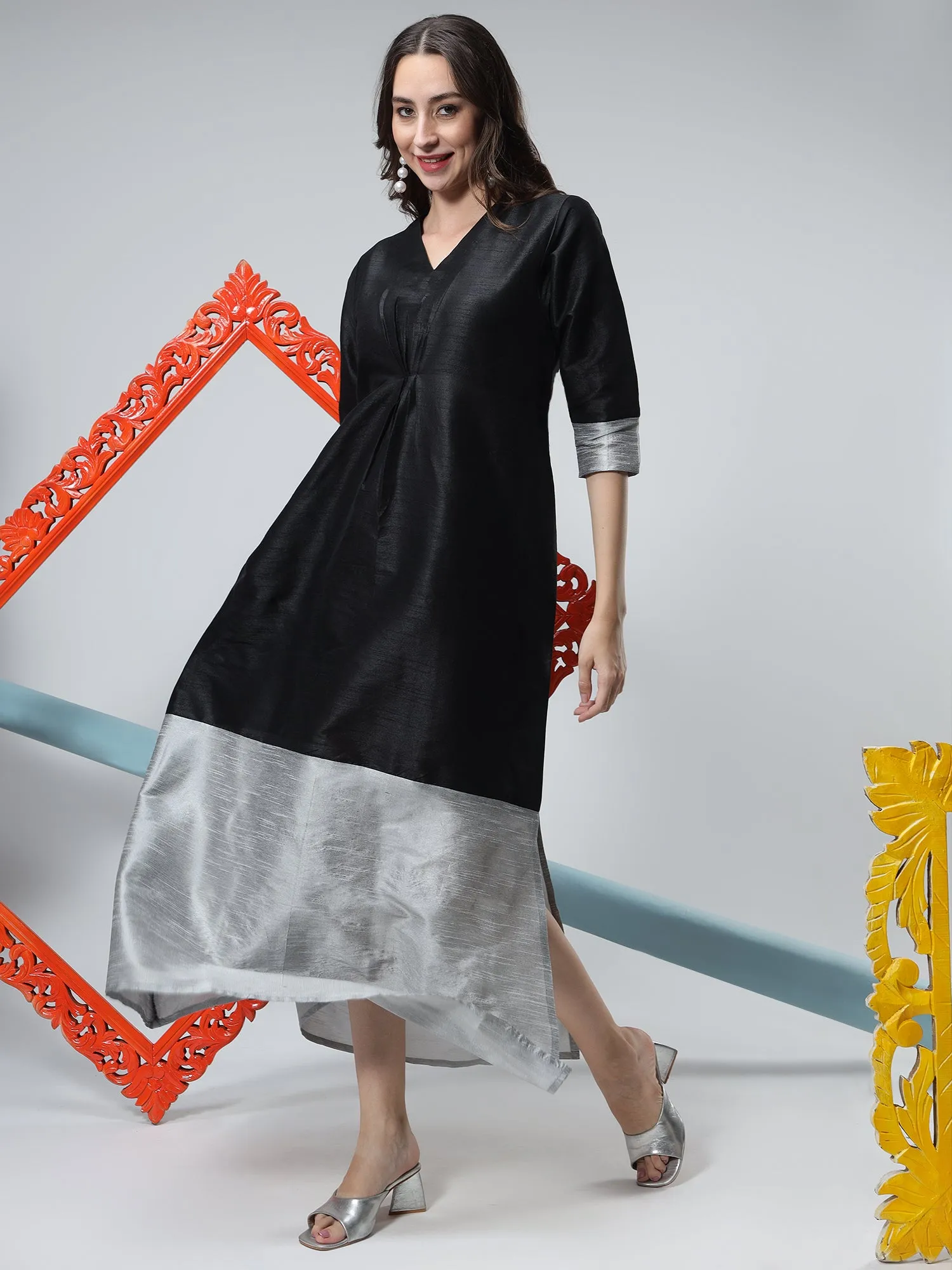 Fashionable Flow Kaftan Style Long dress