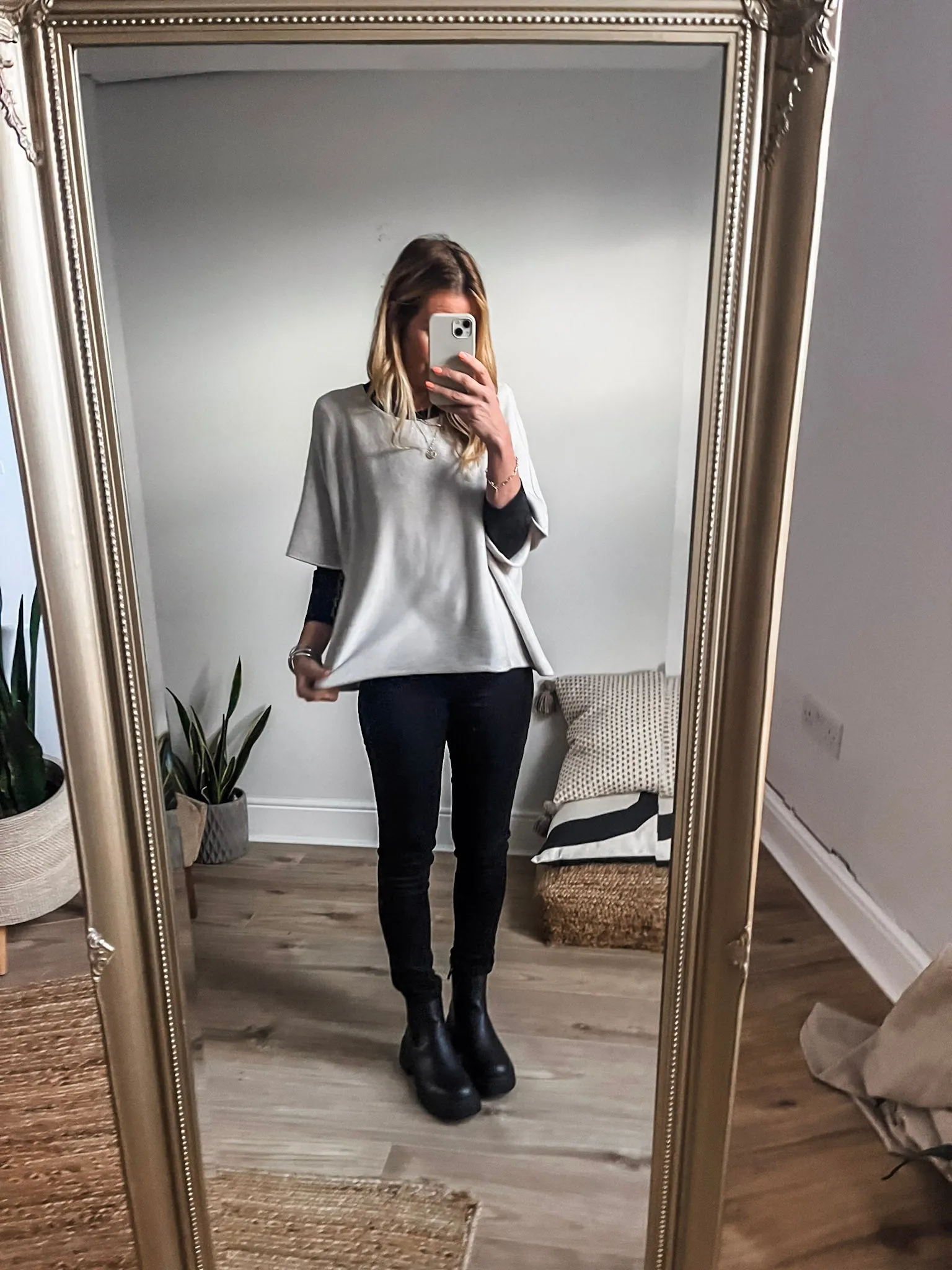 Fine Knit Batwing Jumper