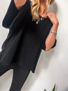 Fine Knit Batwing Jumper