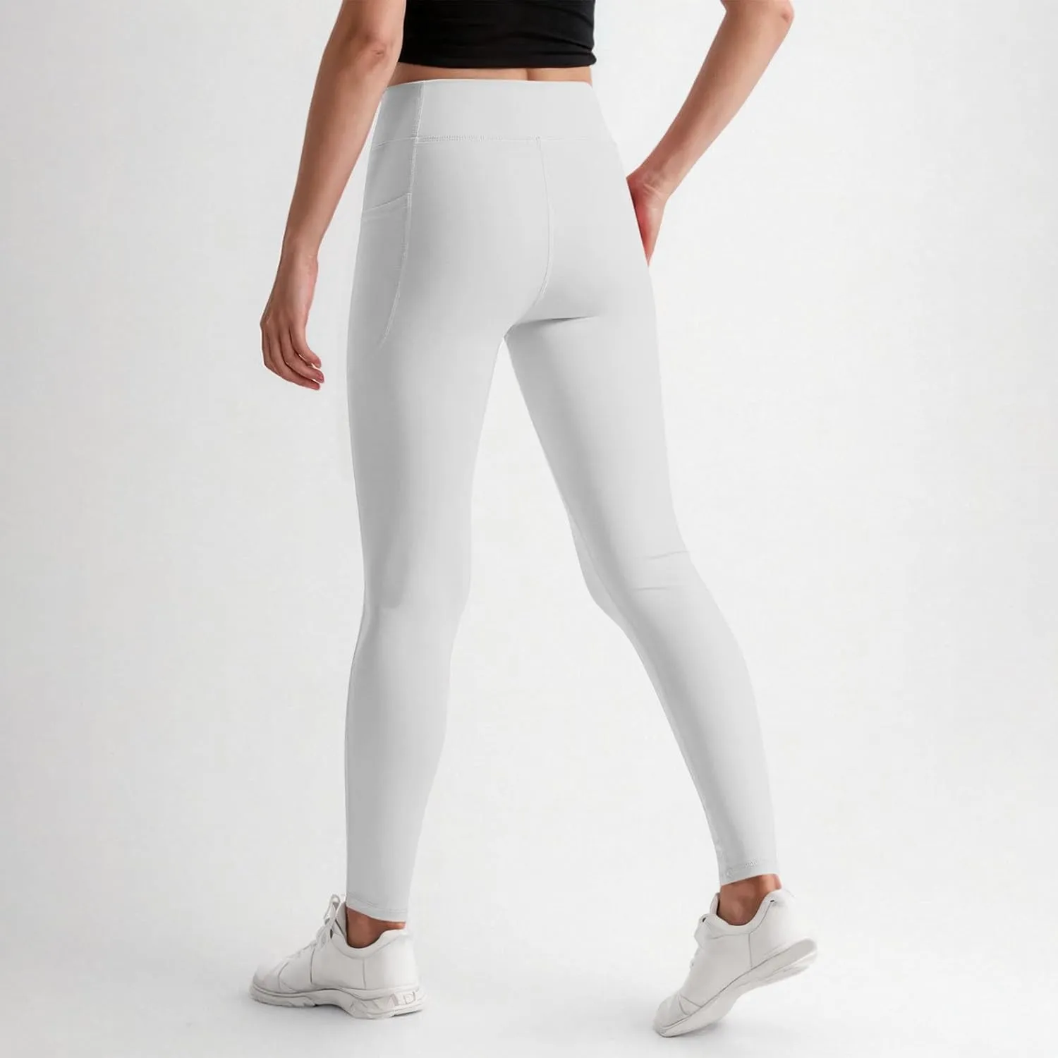 Girls Leggings Casual Seamless High Waisted Stretch Tights Dance Yoga Pants Kids Leggings with Pockets 5-12 Years
