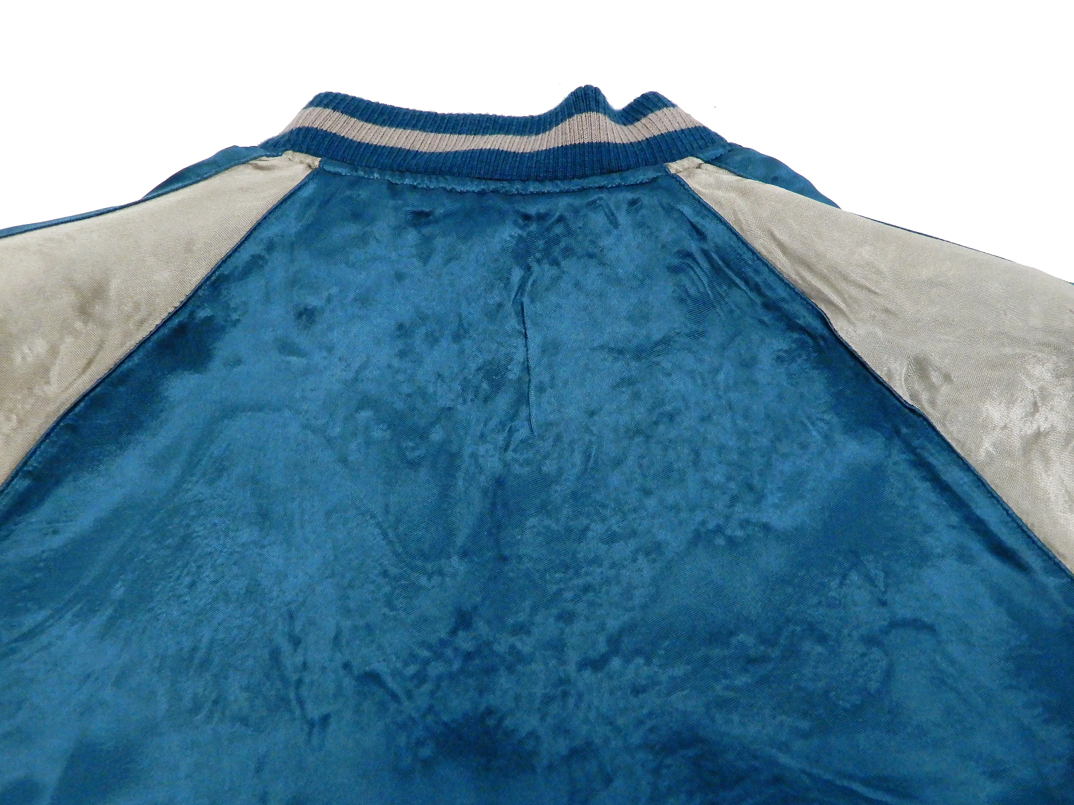 Hanatabi Gakudan Men's Japanese Souvenir Jacket Japanese Skeleton Art Sukajan Script SSJ-037