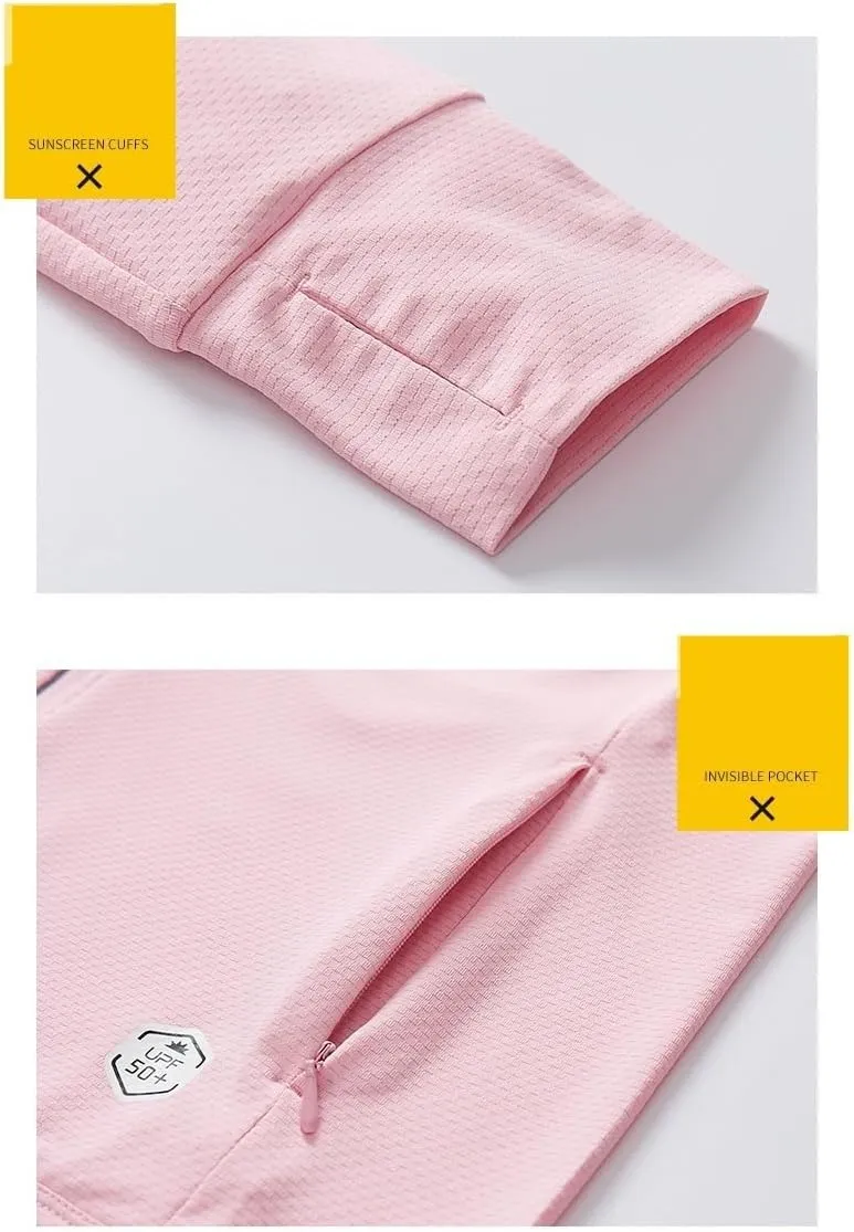 HOLLYWEED Men's and Women's Summer Sunscreen Clothing Thin Breathable Summer