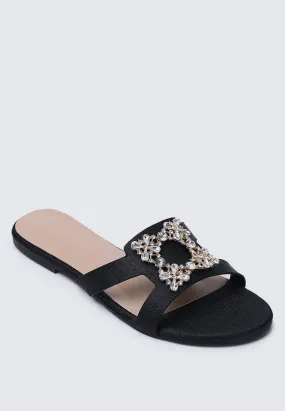 Jenny Comfy Sandals In Black