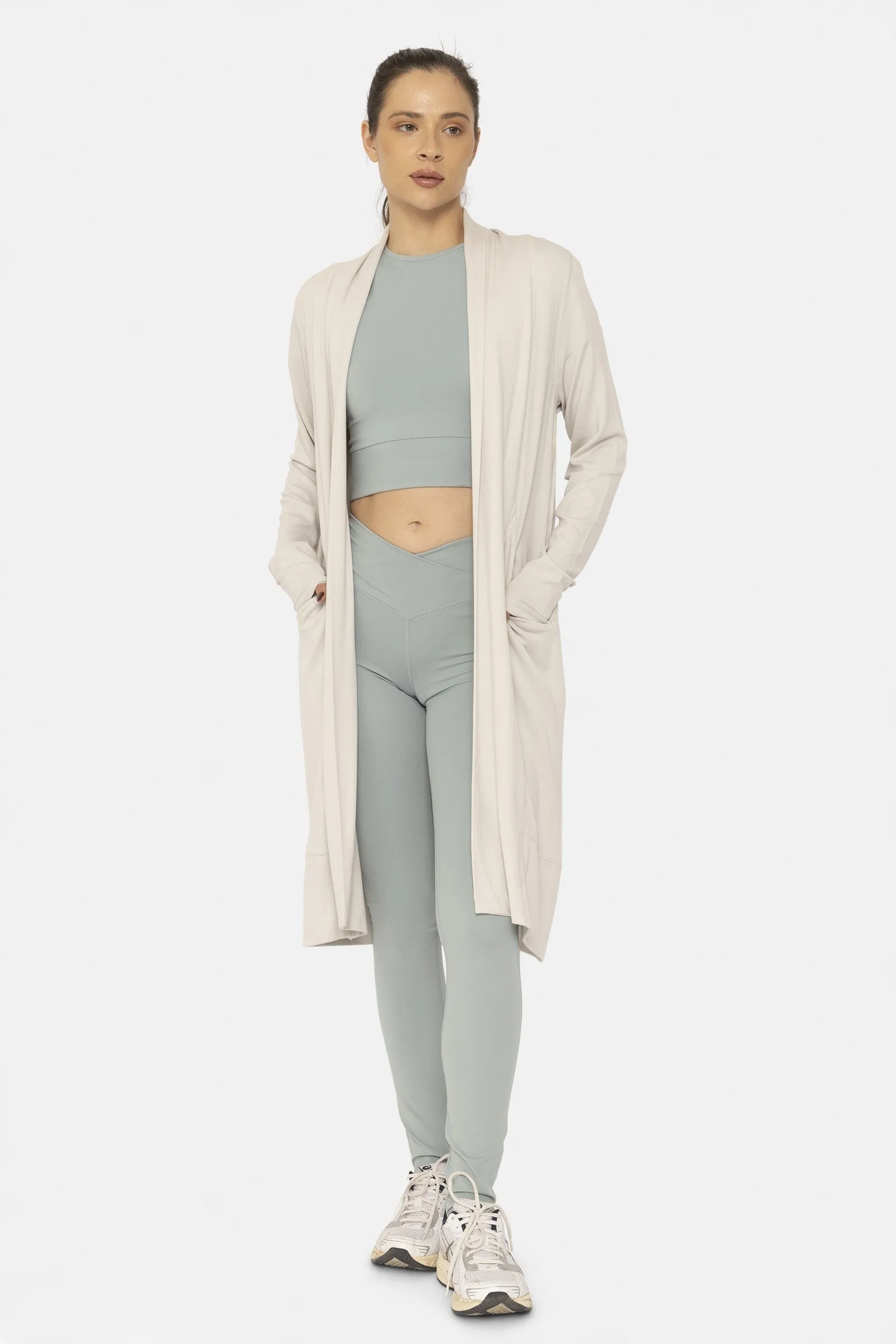 Lightweight Soft Longline Cardigan