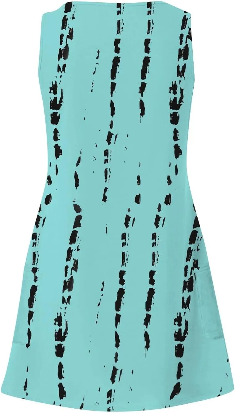Maxi Dress for Women Sleeveless Midi Dress for Women Sun Dresses for Women Casual Beach Women's Sundress Mini Dress