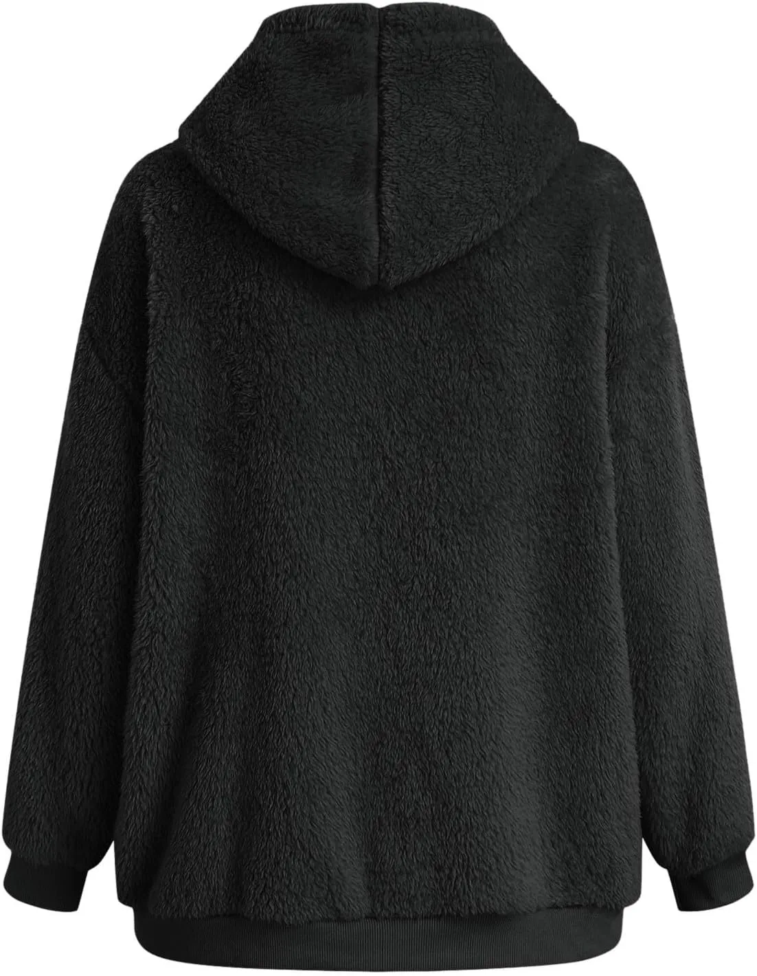 Men's Cashmere Sweaters, Men's Full Zip Fleece Flannel Jackets Shirt Cotton Hoodies Soft Warm Coat for Men with Hood