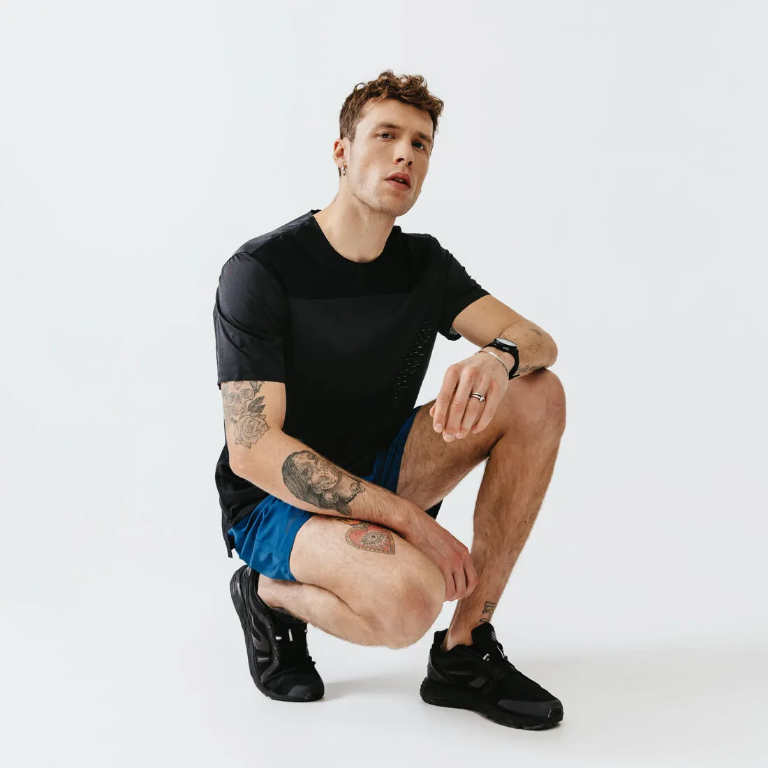 Men's Running Breathable and Ventilated T-Shirt Dry  Breath