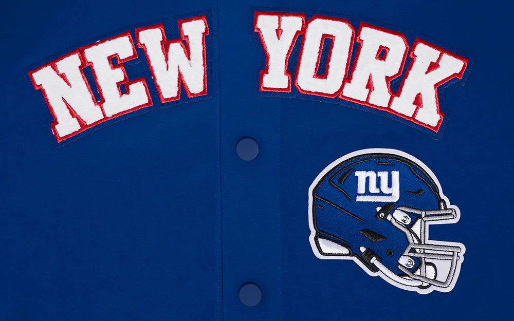 NFL NEW YORK GIANTS CLASSIC MEN'S WARM UP JACKET (DODGER BLUE)