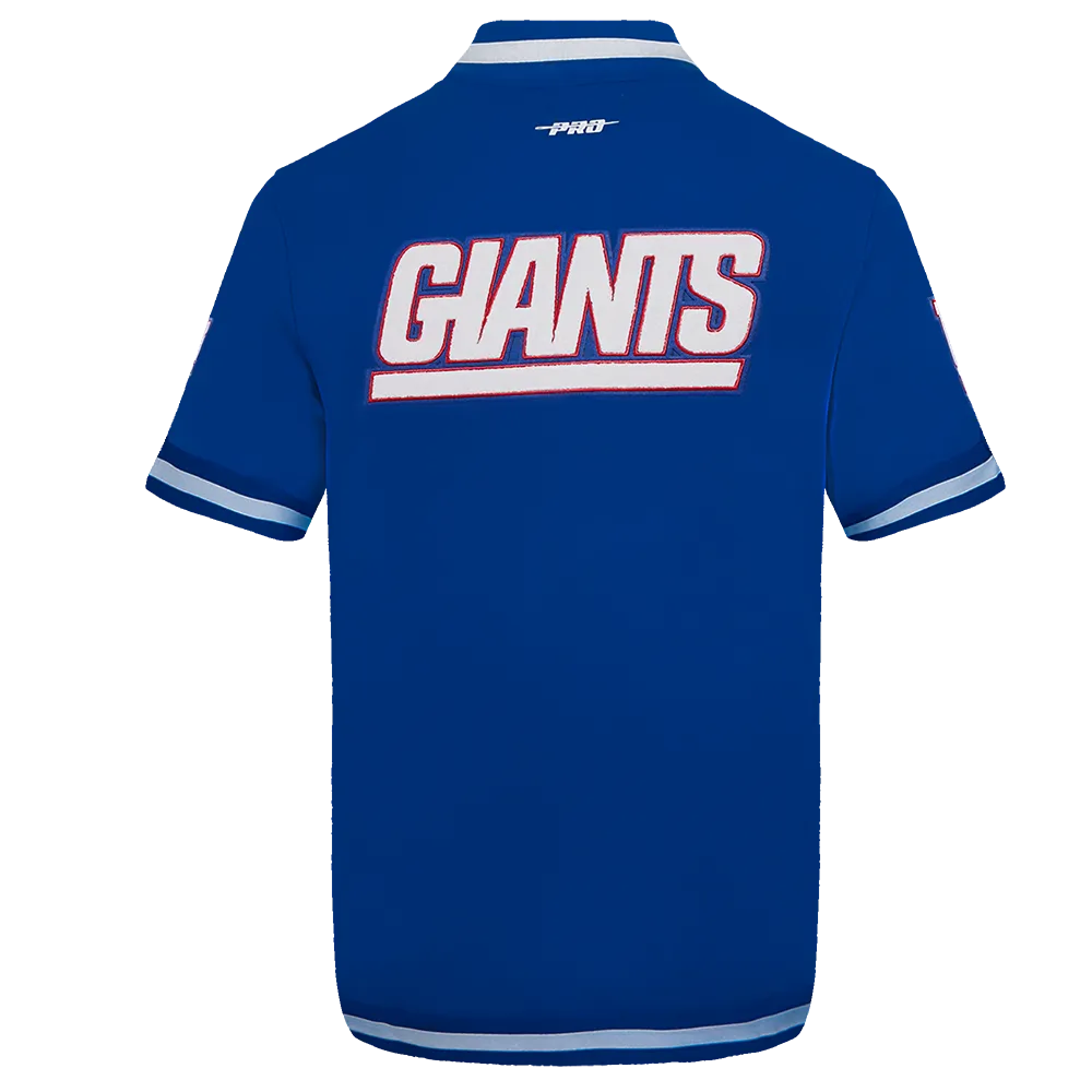 NFL NEW YORK GIANTS CLASSIC MEN'S WARM UP JACKET (DODGER BLUE)