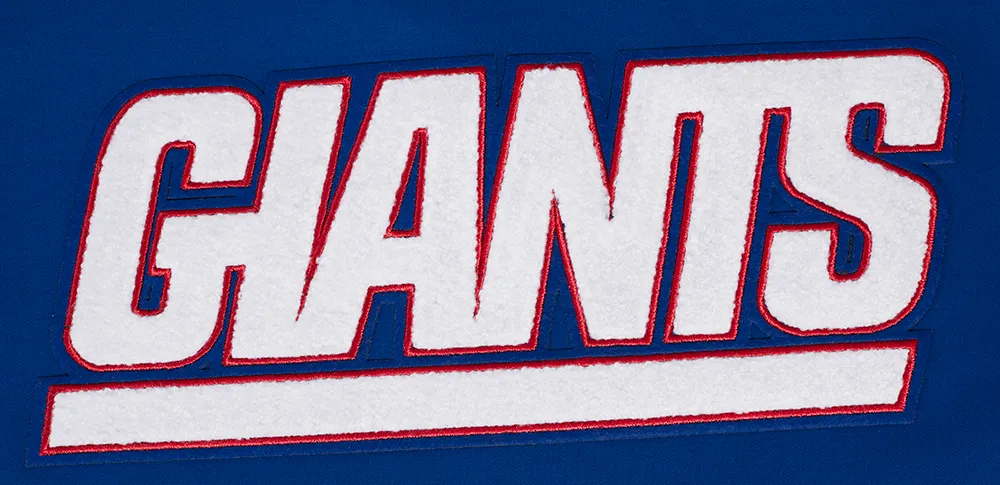 NFL NEW YORK GIANTS CLASSIC MEN'S WARM UP JACKET (DODGER BLUE)