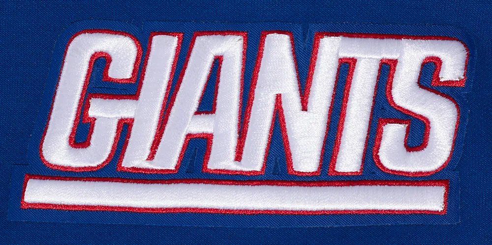 NFL NEW YORK GIANTS CLASSIC MEN'S WARM UP JACKET (DODGER BLUE)