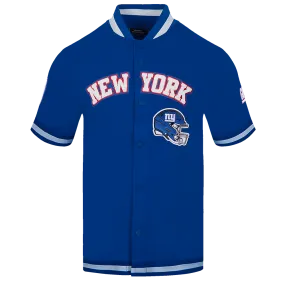 NFL NEW YORK GIANTS CLASSIC MEN'S WARM UP JACKET (DODGER BLUE)