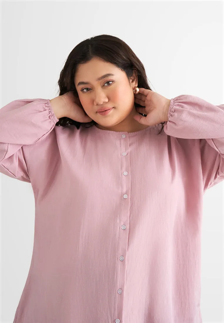 Paloma Minimalist Cotton Button Blouse