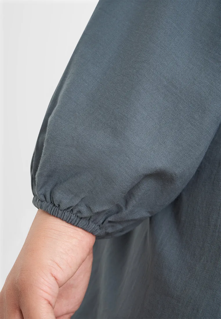 Paloma Minimalist Cotton Button Blouse