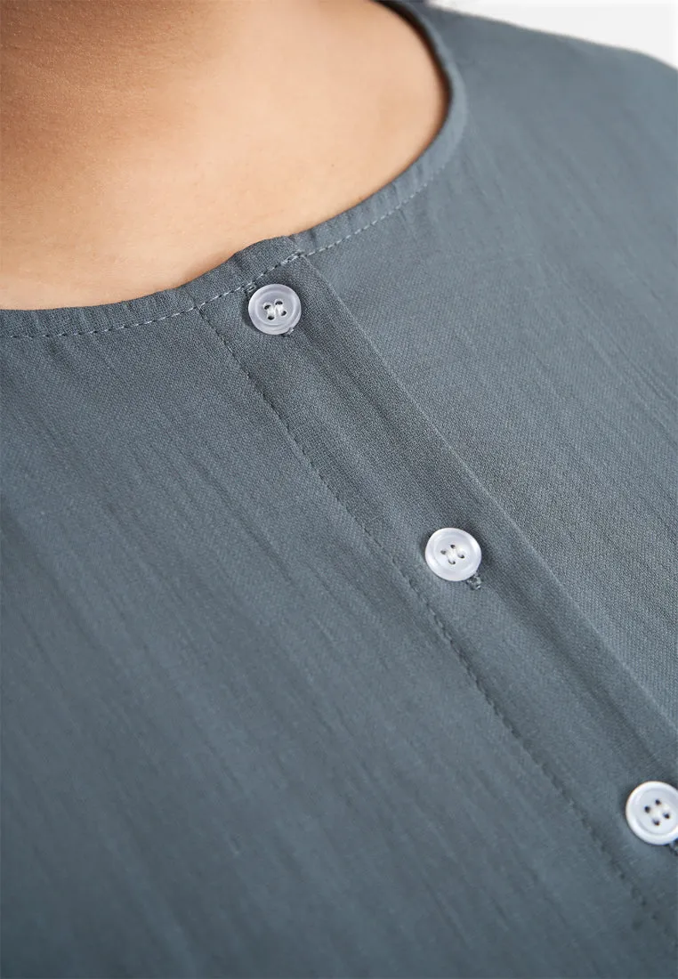 Paloma Minimalist Cotton Button Blouse