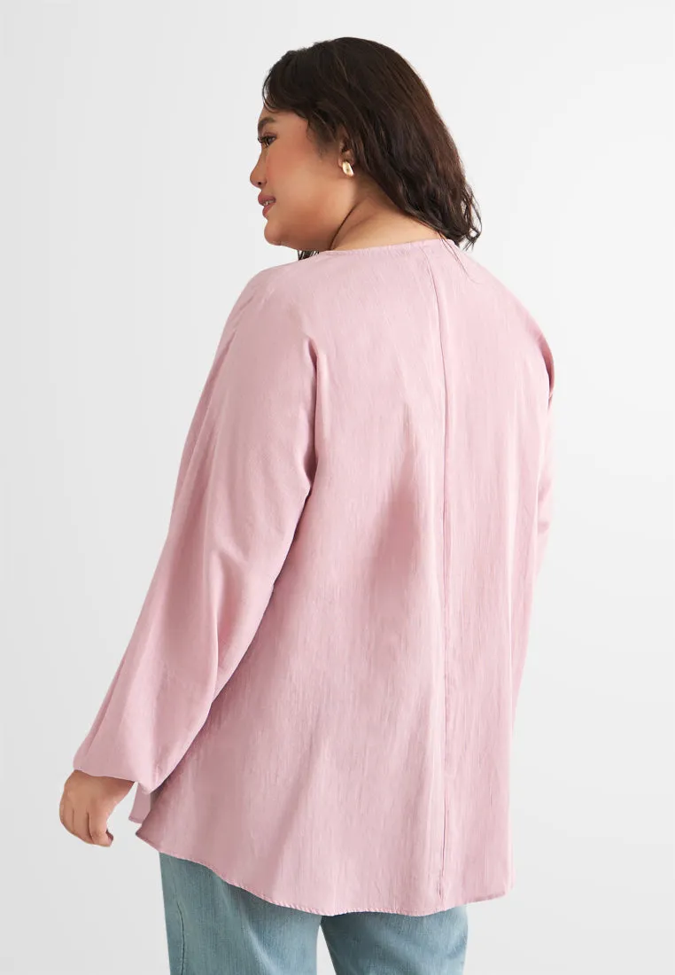 Paloma Minimalist Cotton Button Blouse