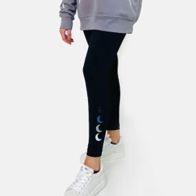 Parker Chic Black Leggings - Ombre Half Moons
