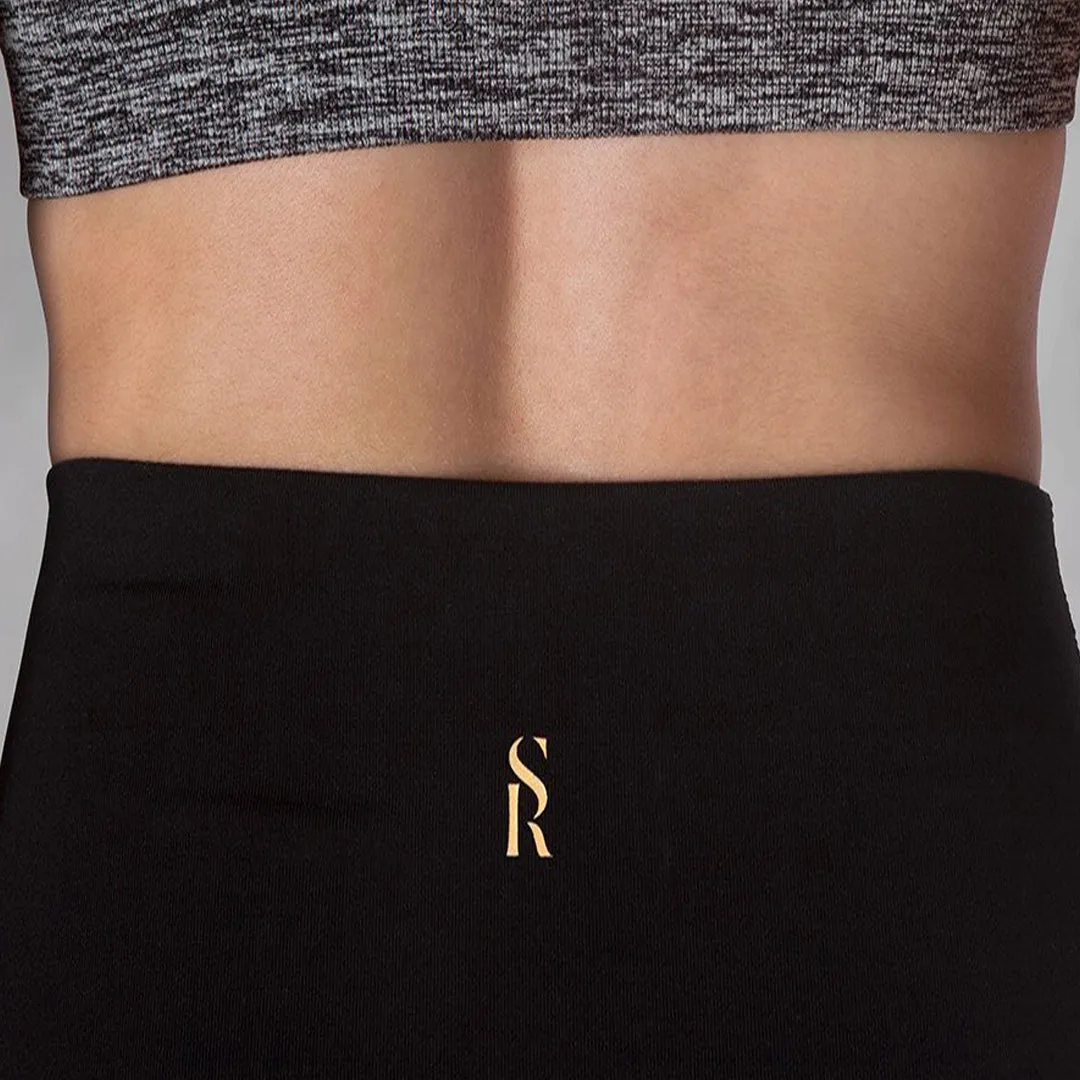 Parker Chic Black Leggings - Ombre Half Moons