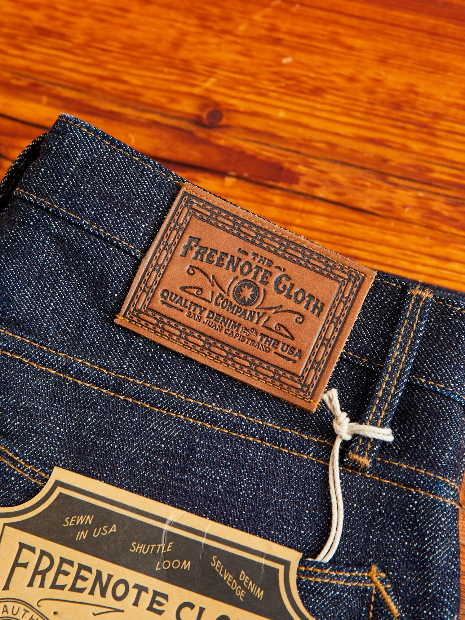 "Portola" 17oz Slub Selvedge Denim - Tapered Fit