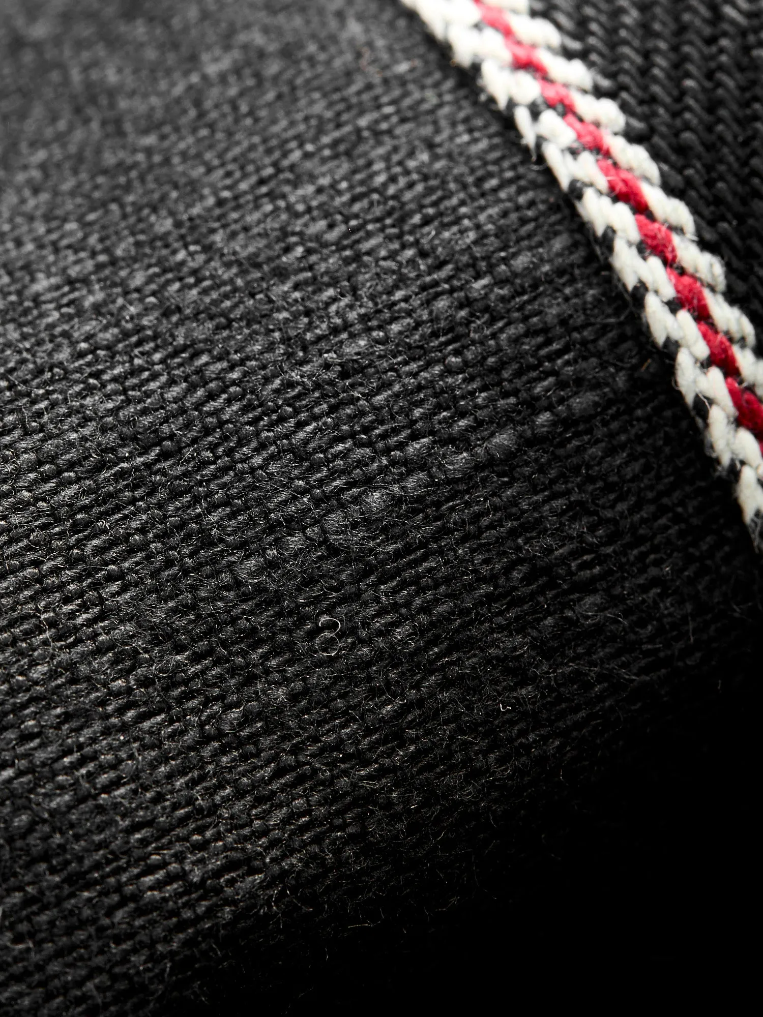"Solid Black" 13oz Selvedge Denim - Strong Guy Fit