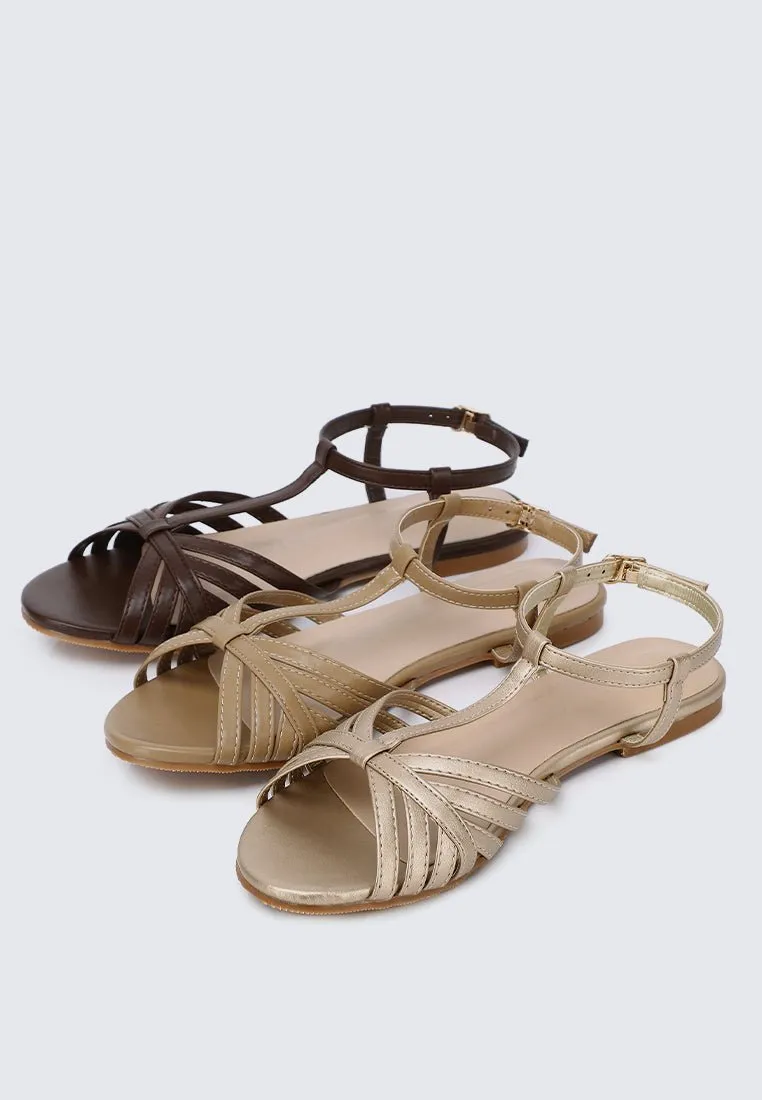 Rebecca Comfy Sandals In Espresso