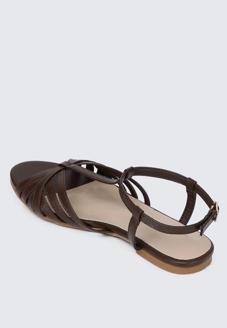 Rebecca Comfy Sandals In Espresso