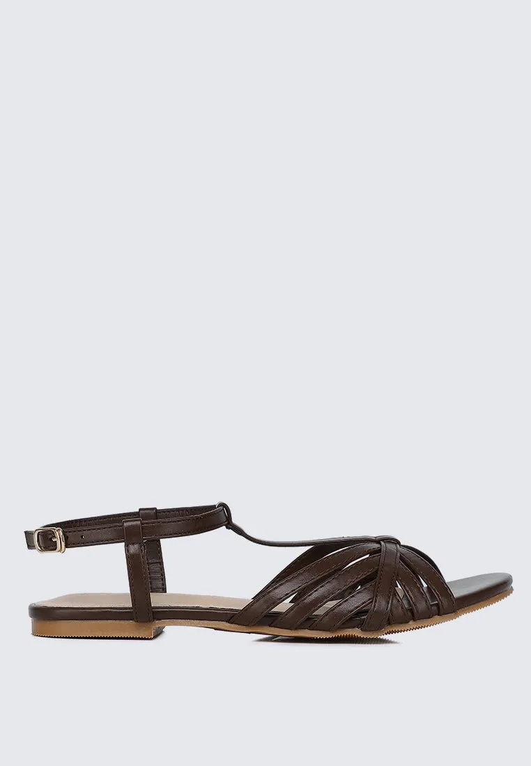 Rebecca Comfy Sandals In Espresso