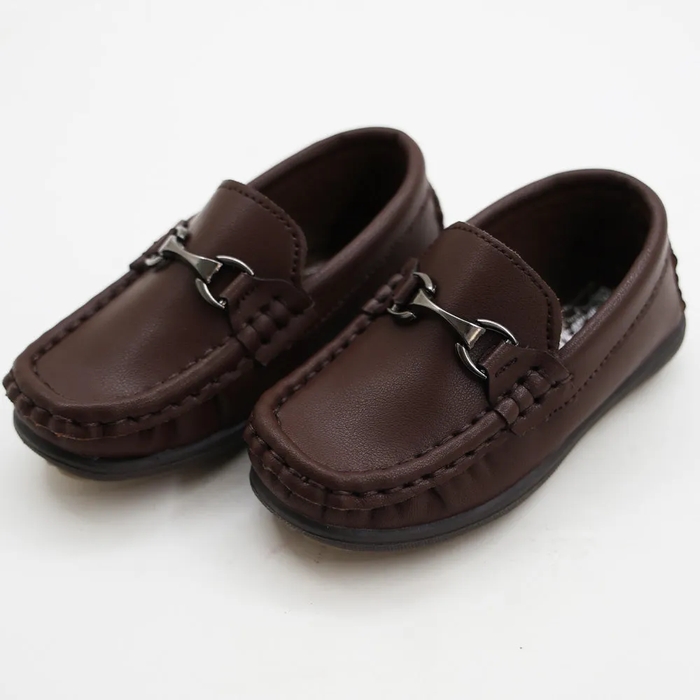 Slip On Loafers - Black, Brown & Cream
