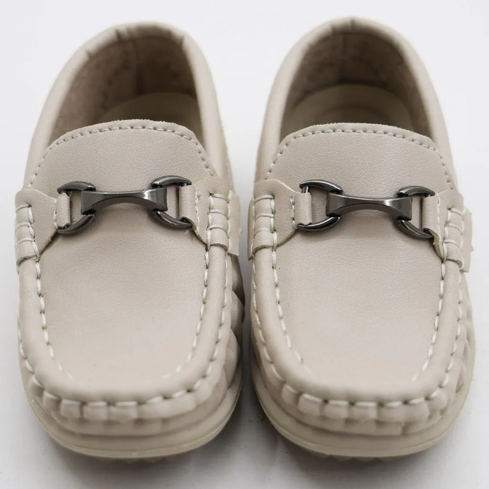 Slip On Loafers - Black, Brown & Cream
