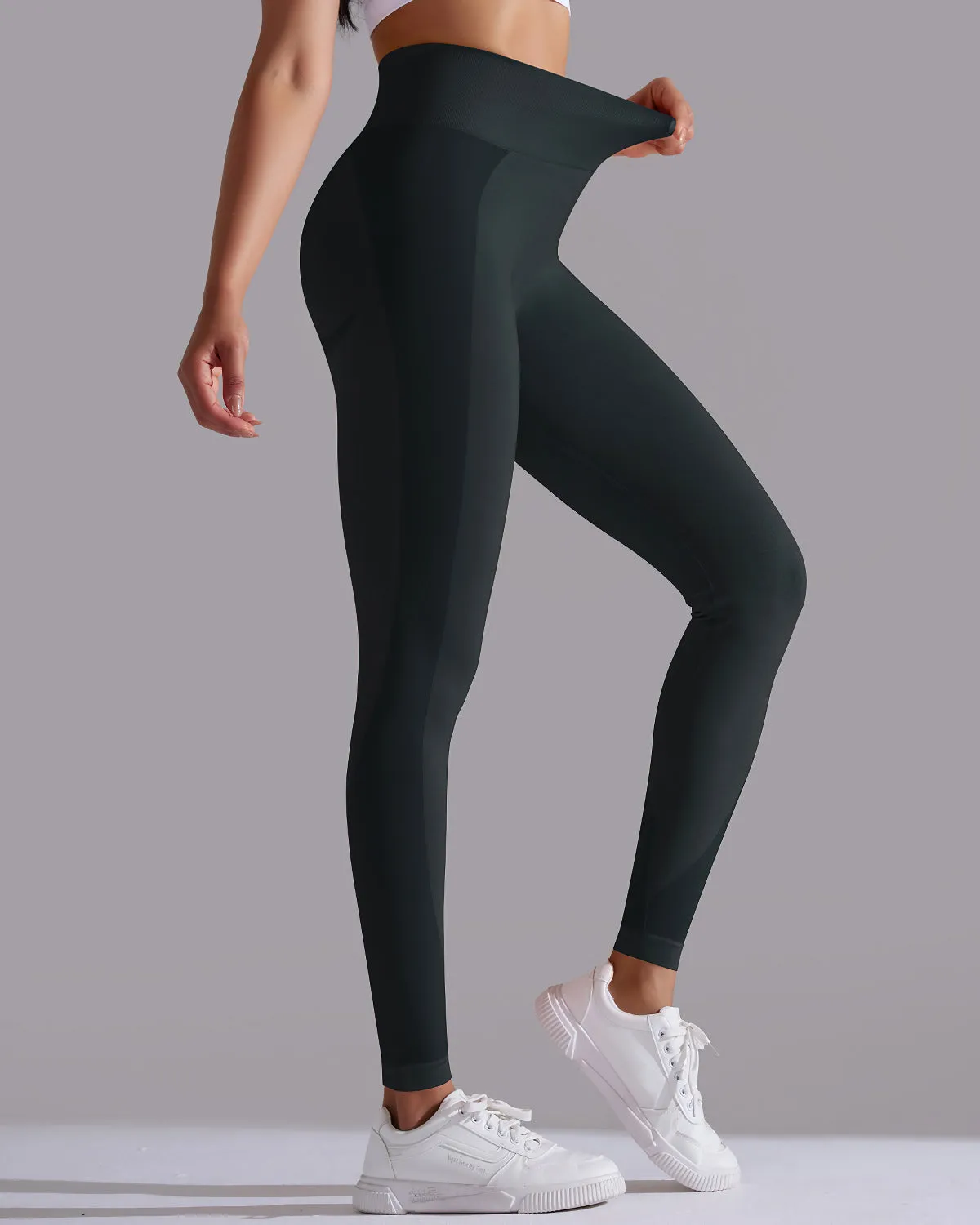 Stella Seamless Leggings - Graphite