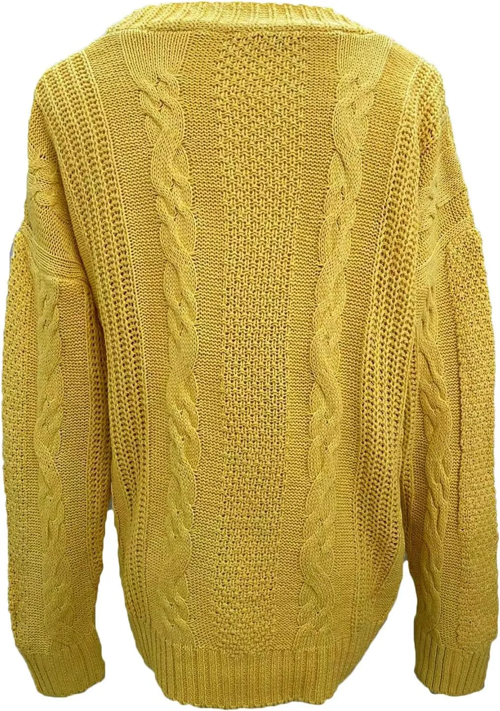 Womens Chunky Knit Sweater Cardigans Comfy Soft V Neck Butotn Down Long Sleeve Jackets Loose Outerwear Fall Outfits