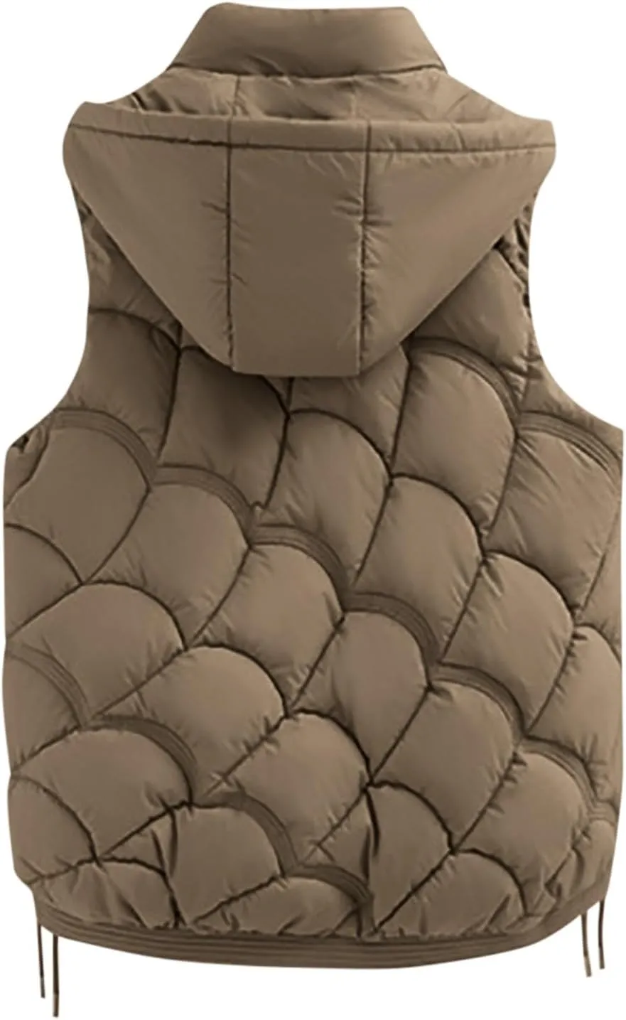 Women's Puffer Jacket Packable Quilted Lightweight Down Parka Plus Size Short Bubble Coat Light Winter Hooded Coat